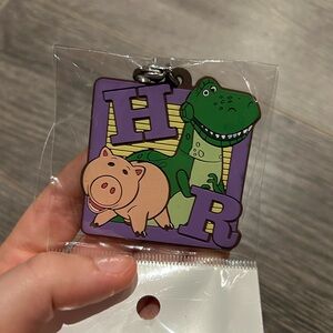 Rex and hamm keychain